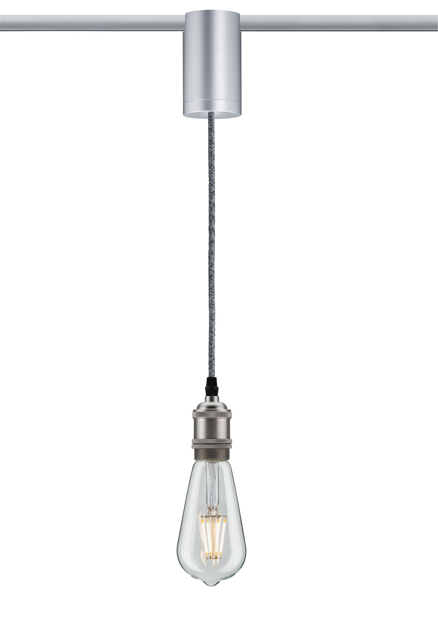 URail Pendant adapters Universal max. 100W 230V Chrome matt