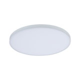 Plafonnier LED rond blanc avec cadre mat en plastique pour un éclairage moderne et économique