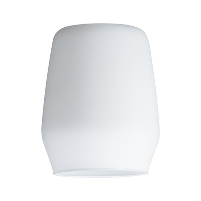 Abat-jour en verre blanc au design simple pour luminaires LED modernes au plafond
