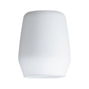 White glass lampshade with smooth surface for modern LED ceiling lights