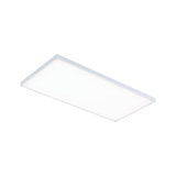 Plafonnier LED rectangulaire blanc avec cadre en aluminium pour éclairage intérieur moderne