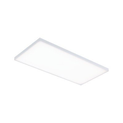 Plafonnier LED rectangulaire blanc avec cadre en aluminium pour éclairage intérieur moderne
