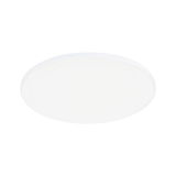 Runde weiße LED-Deckenleuchte aus Kunststoff für modernes Wohnraumlicht