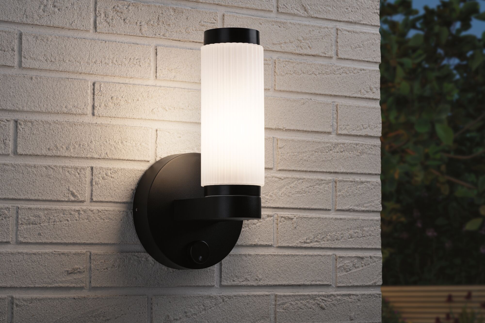ModuShine Support mural Émission lumineuse simple IP44 rond Anthracite