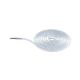 Bande LED blanche flexible avec protection transparente pour éclairage polyvalent et décoration