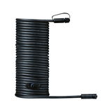 Black long connection cable with durable connectors, ideal for outdoor lighting and LED systems