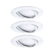 Spot encastré blanc en métal avec inclinaison réglable pour éclairage LED de plafond flexible