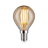 LED-filamentpære med E14-fatning og ravfarvet glas til dekorativ belysning og energibesparelse