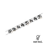 Black LED cable spotlights with adjustable heads, bulbs not included, modern lighting solution