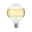Modern Classic Edition 230 V Standard LED Globe Ring mirror E27 420lm 4,5W 2500K dimmable Ring mirror black Round LED bulb with gold dot pattern and E27 base for decorative lighting and energy saving