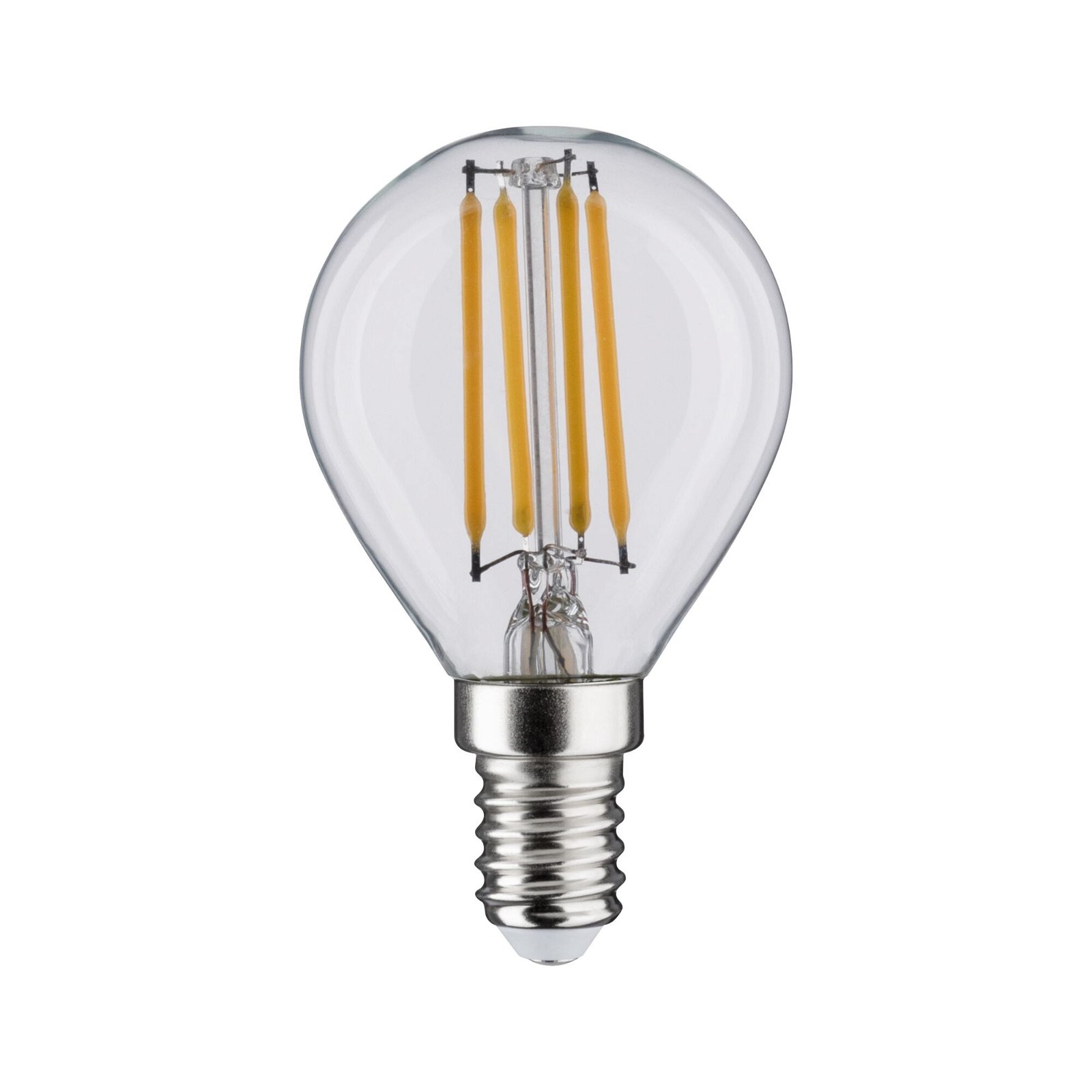 LED-kogellamp Filament E14 230V 470lm 4,8W 2700K Helder