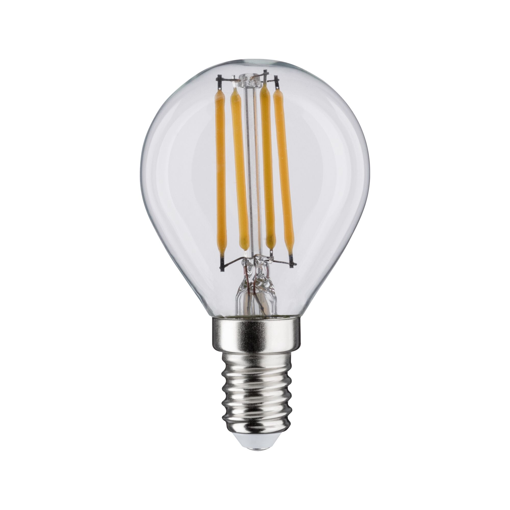 Petite ampoule LED filament en verre transparent avec culot E14 pour éclairage économique