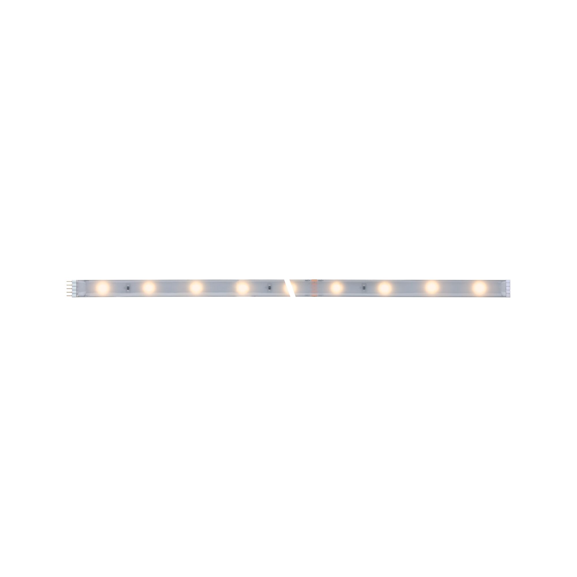 MaxLED 250 LED Strip Warmweiß Einzelstripe 1m beschichtet IP44 4W 240lm/m 30 LEDs/m 2700K