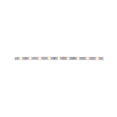 LED-Lichtleiste mit warmweißen LEDs und transparentem Kunststoffgehäuse für flexible Beleuchtung