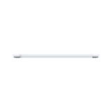 White plastic LED tube with metal pins at both ends for energy-efficient lighting solutions