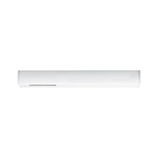 Slim white metal LED under-cabinet light for modern kitchen illumination and countertop lighting