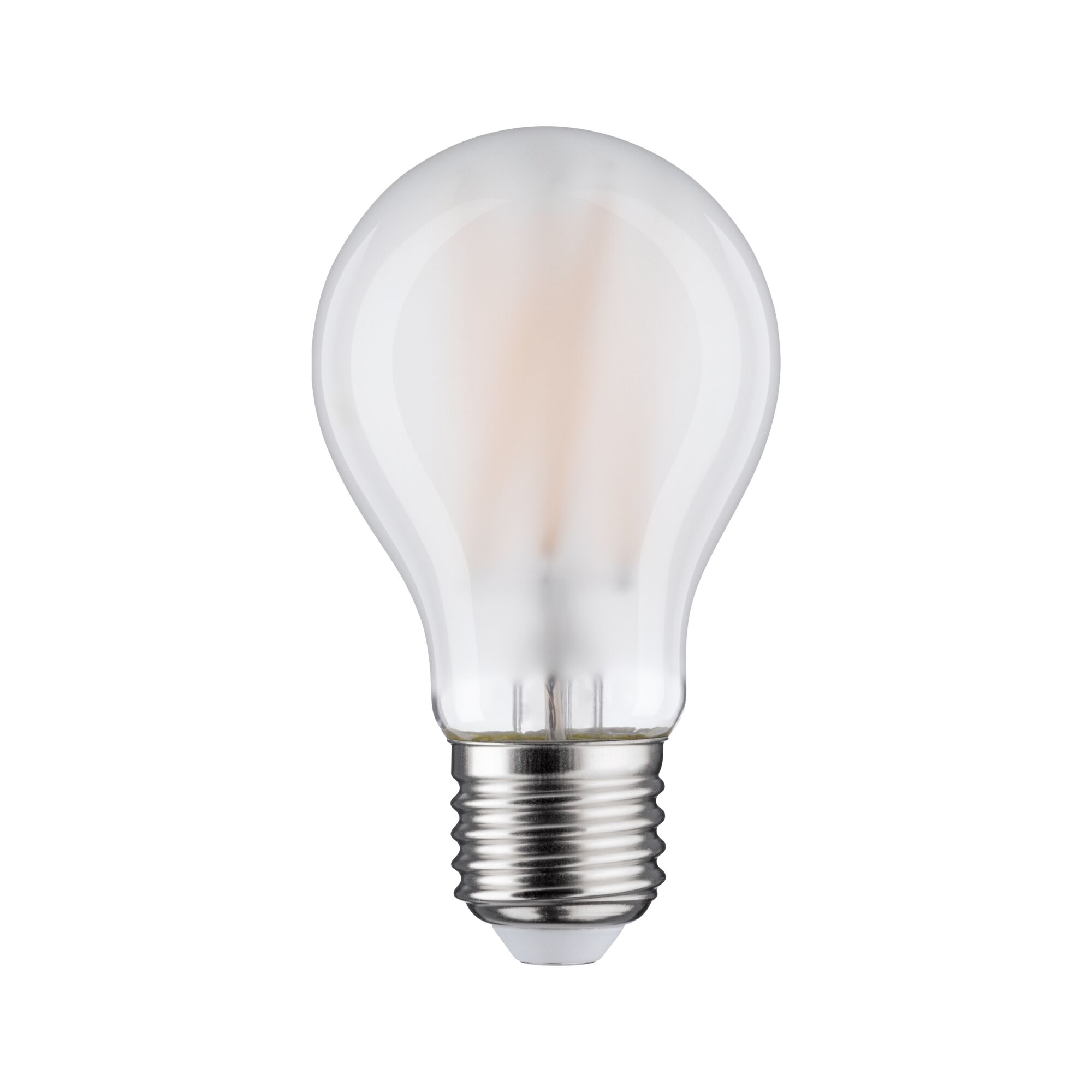 Klassieke heldere glazen gloeilamp met metalen fitting voor energiezuinige verlichting