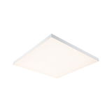 Flache quadratische LED-Deckenleuchte in Weiß mit Aluminiumrahmen für modernes Raumlicht