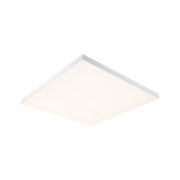 Quadratische Deckenleuchte aus weißem Aluminium mit warmweißem LED-Licht für moderne Räume