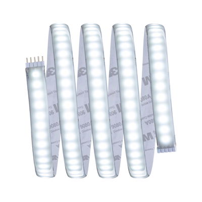 Flexibele LED-strip met witte LEDs en zelfklevende achterkant voor veelzijdige verlichting.