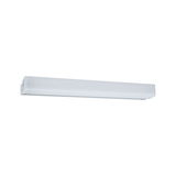 White LED wall light made of plastic with simple design for modern indoor lighting