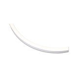 Gebogen witte LED-lichtstrip met aluminium frame voor moderne binnenverlichting