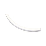 Bande lumineuse LED courbée blanche avec cadre en aluminium pour éclairage intérieur moderne