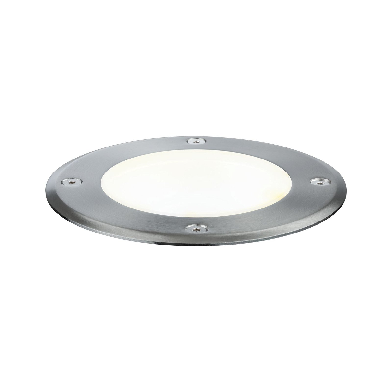 Plug & Shine LED-grondinbouwlamp Floor Losse spot IP67 3000K 6W 20° Zilver