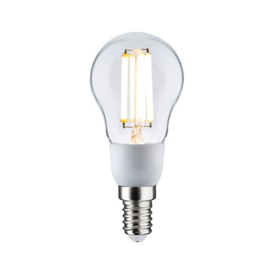 Klar glas LED-pære med E14-fatning, energibesparende filamentpære til boligbelysning