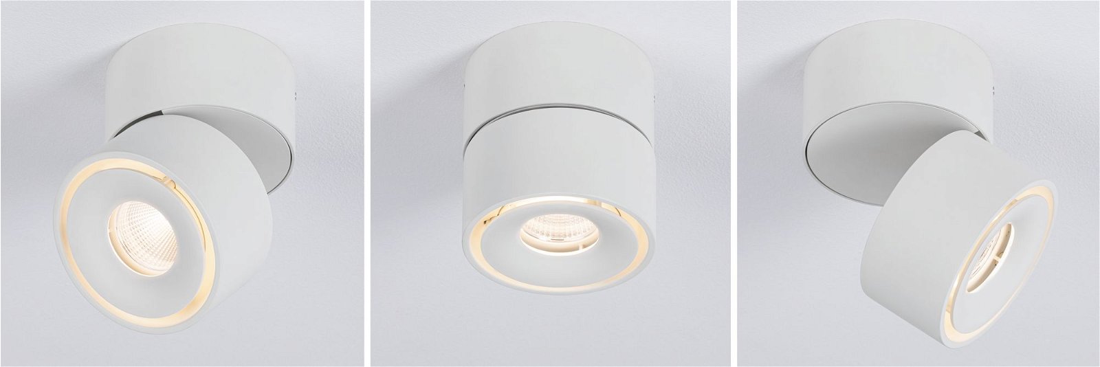LED Ceiling luminaire Spircle 78mm 8W 550lm 230V 3000K Matt white