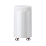Weißer Keramik-Fassungsadapter mit zwei Metallstiften für GU10 LED-Lampen, Lampenzubehör