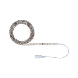 Flexible white LED strip light with connector cable for modern lighting applications