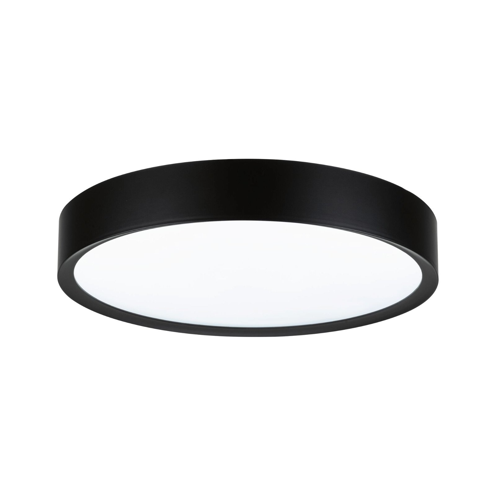 Selection Bathroom LED Ceiling luminaire Tega IP44 White Switch 1200lm 230V 22,5W Black matt
