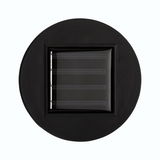 Boîtier rond noir pour spot LED encastré avec fenêtre en verre carrée pour éclairage moderne