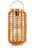 Pauleen Lanterne solaire Sunshine Darling IP44 2700K 4,5lm Beige Lanterne en plastique tressé marron avec ampoule visible, éclairage décoratif extérieur