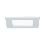 Rechteckiger weißer LED-Einbaustrahler aus Kunststoff für moderne Innenbeleuchtung