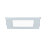 Rechteckiger weißer LED-Einbaustrahler aus Kunststoff für moderne Innenbeleuchtung