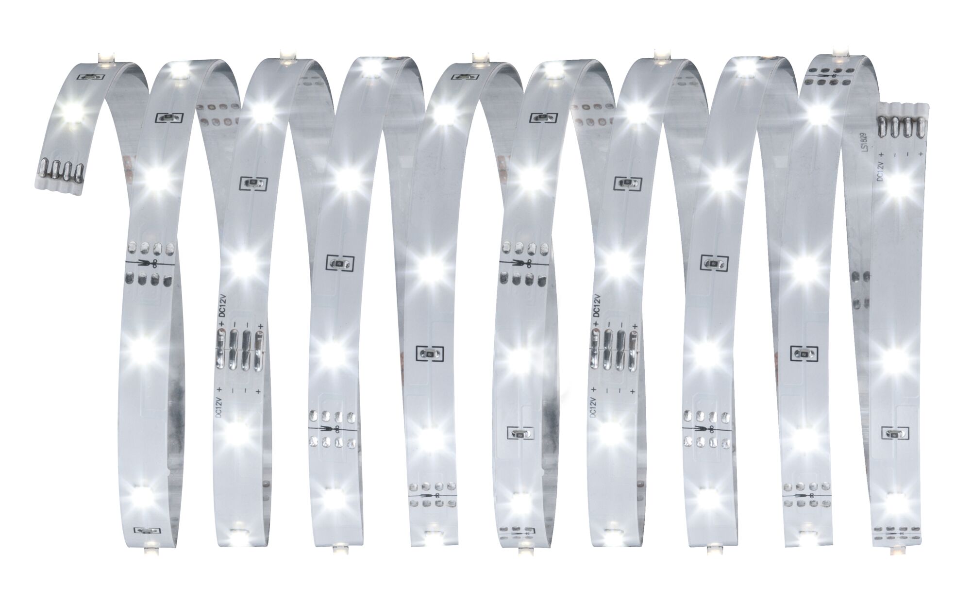 Flexibler LED-Lichtstreifen in Weiß mit 12V Betrieb für moderne Beleuchtungslösungen