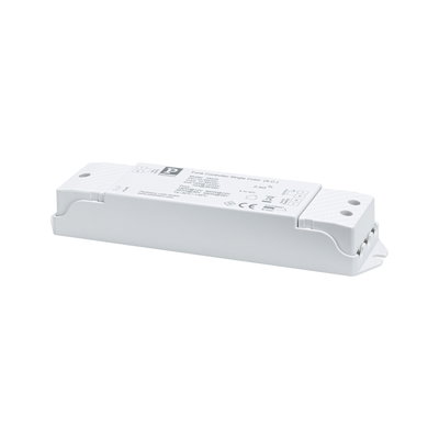Weißer Funk Controller aus Kunststoff für Single Color LED-Beleuchtung mit 2,4G Funksteuerung