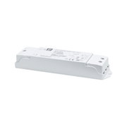 White plastic wireless controller for single color LED lighting with 2.4G remote control