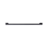 Schlanke schwarze LED-Leuchte aus Aluminium mit weißem Diffusor für moderne Innenbeleuchtung