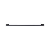 Slim black aluminum LED light with white diffuser for modern indoor lighting solutions
