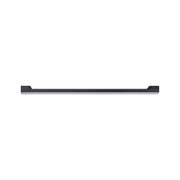 Slim black aluminum LED light with white diffuser for modern indoor lighting solutions