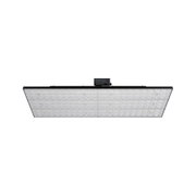 Flaches LED-Panel in Schwarz mit klarer Abdeckung und vielen kleinen LEDs für moderne Raumbeleuchtung