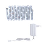 Flexible weiße LED-Lichtleiste mit Netzteil für energiesparende Beleuchtung im Innenbereich