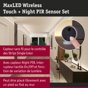 Set MaxLED sans fil Touch et capteur PIR Night pour contrôle sans fil des bandes LED