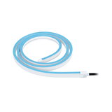 Flexible white LED strip light with blue glow for modern interior lighting solutions