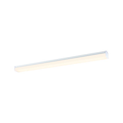 Slanke witte LED-plafondlamp met warm wit licht voor moderne interieurs en energiezuinige verlichting