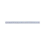 Long LED light strip with warm white LEDs and transparent cover for flexible lighting solutions