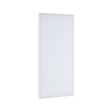 Rectangular white LED panel with aluminum frame for energy-efficient room lighting